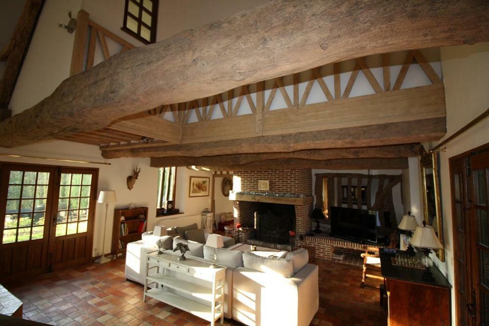 Maison Normande De Caractere A Colombages Saint-Hymer Dış mekan fotoğraf